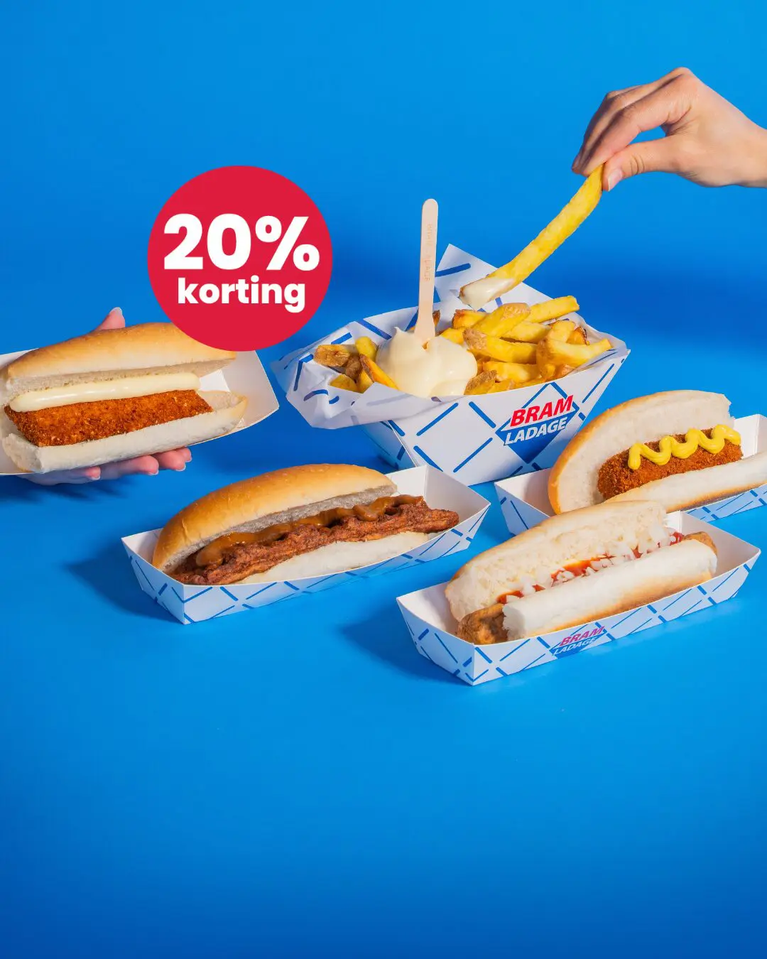 diverse broodjes met snack 20% korting