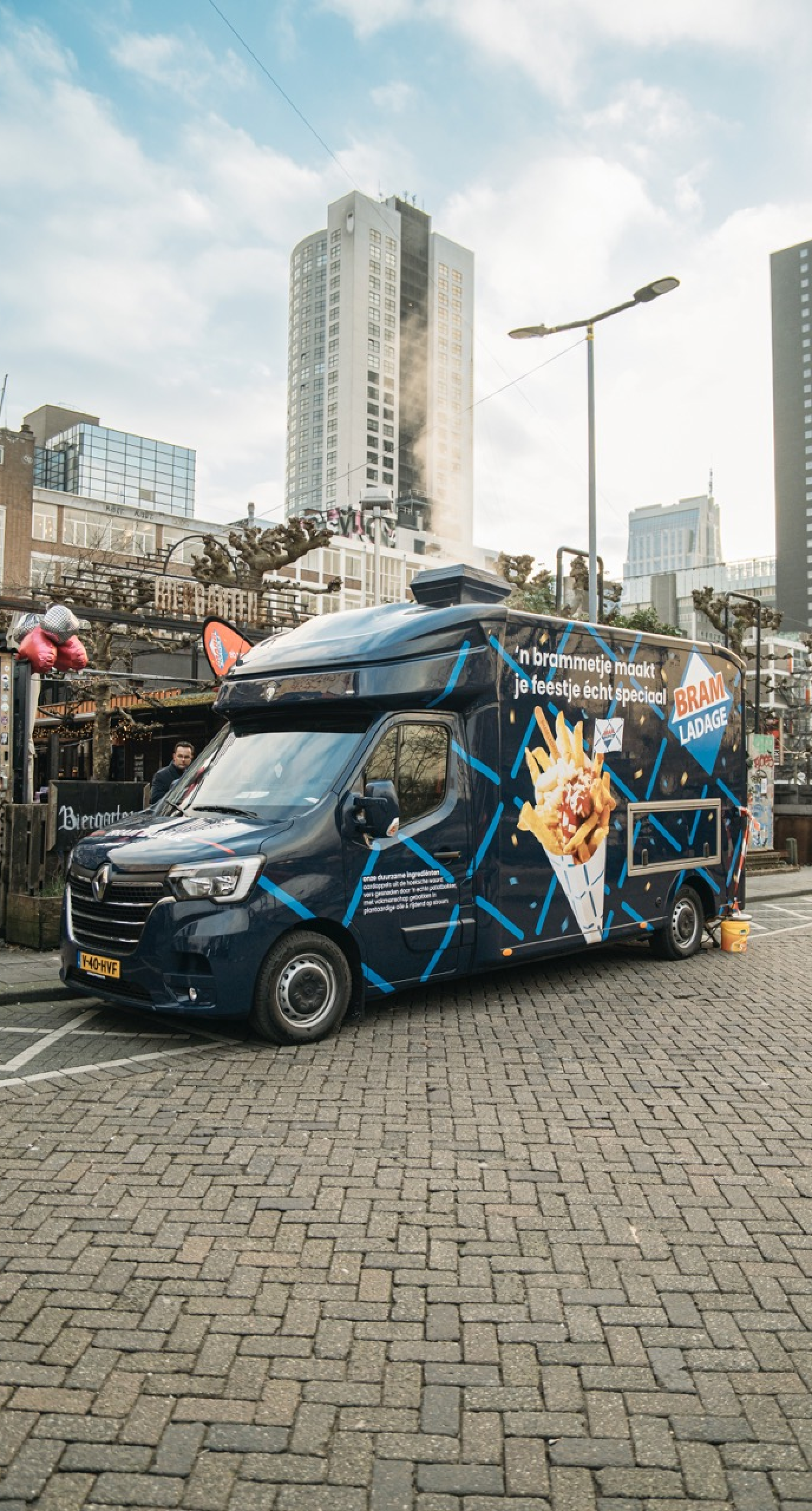 brambus op locatie in het centrum van rotterdam
