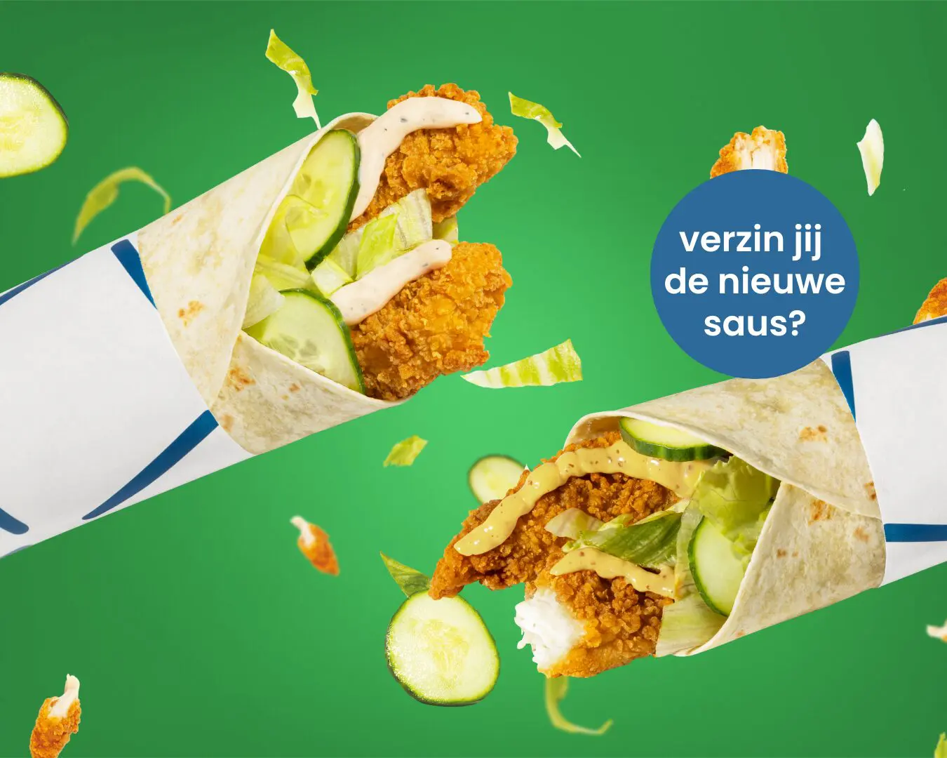 verzin jij de nieuwe wrappie saus smaak?